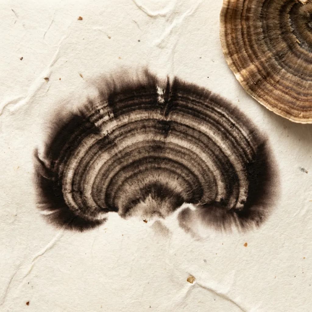 Turkey Tail spore print — immune modulation