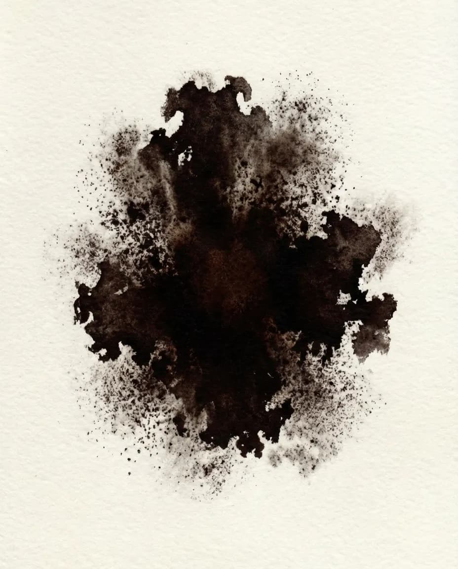 Chaga conk on birch — Inonotus obliquus